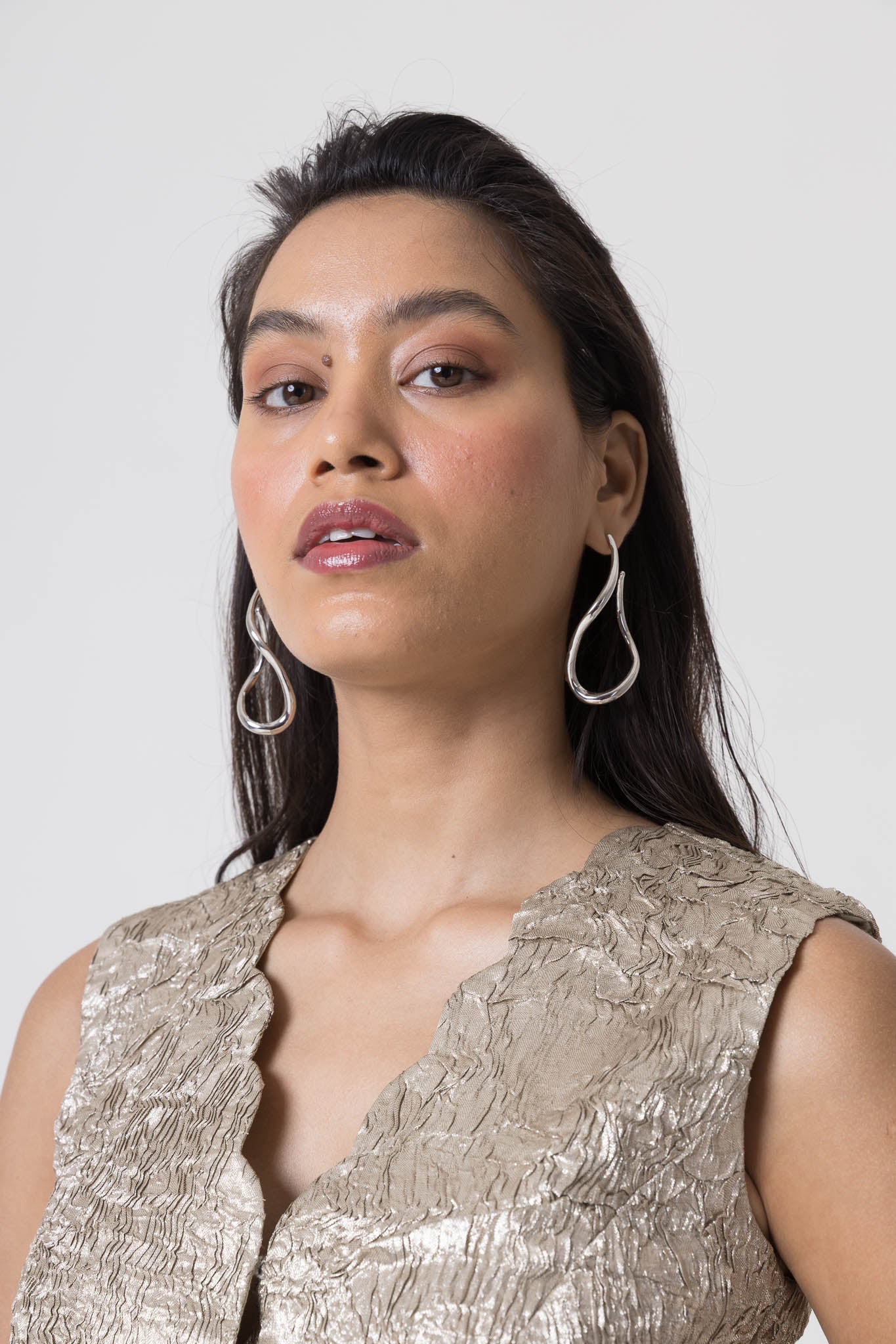 Shaina Waistcoat and Drape Skirt Set