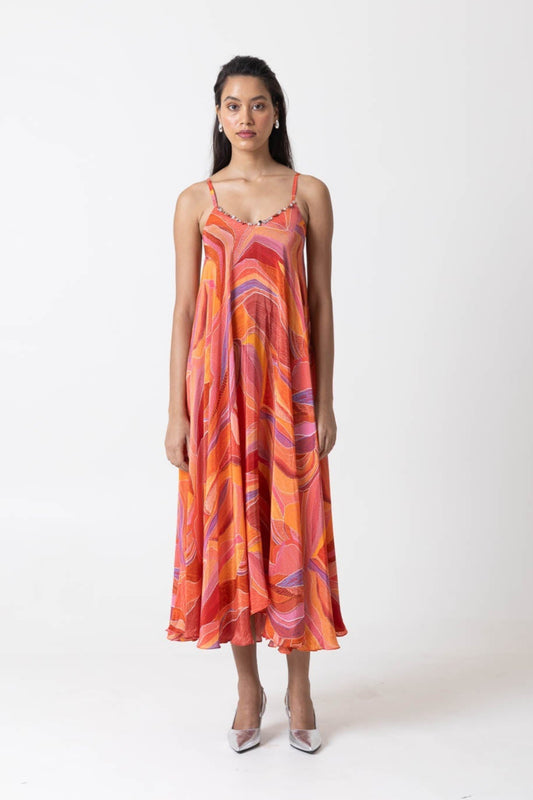 Citrus Strappy Dress