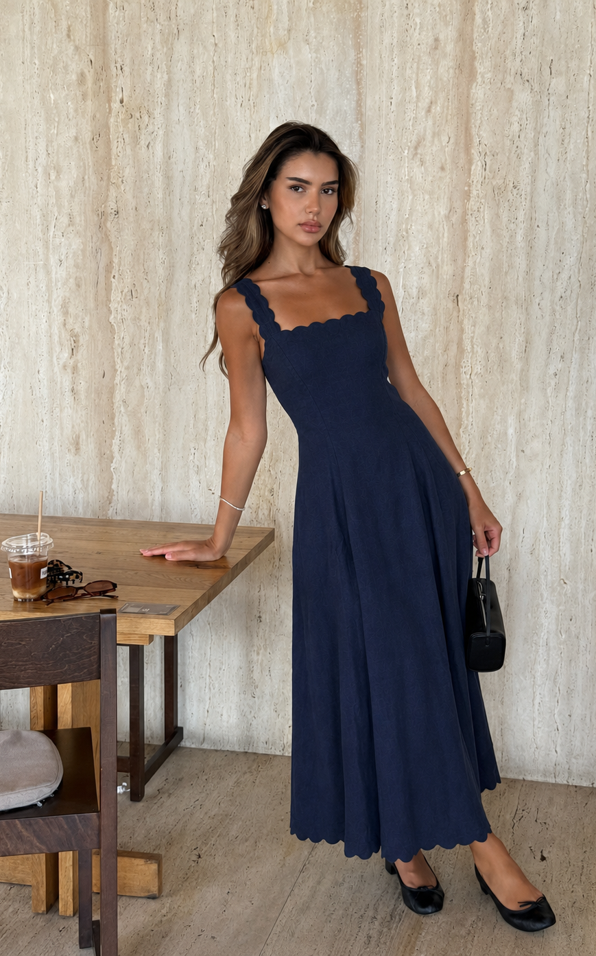 Tessa Dress in Midnight Blue - Pre Order
