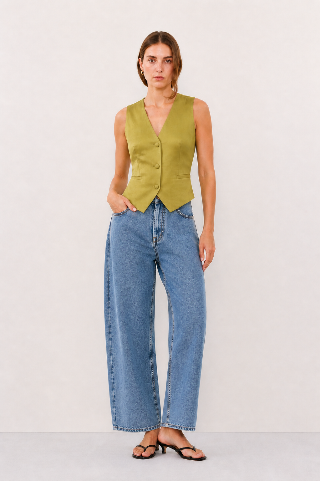 Apple Green Vest