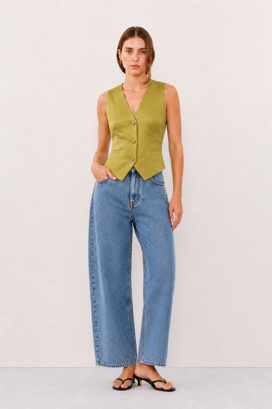 Apple Green Vest