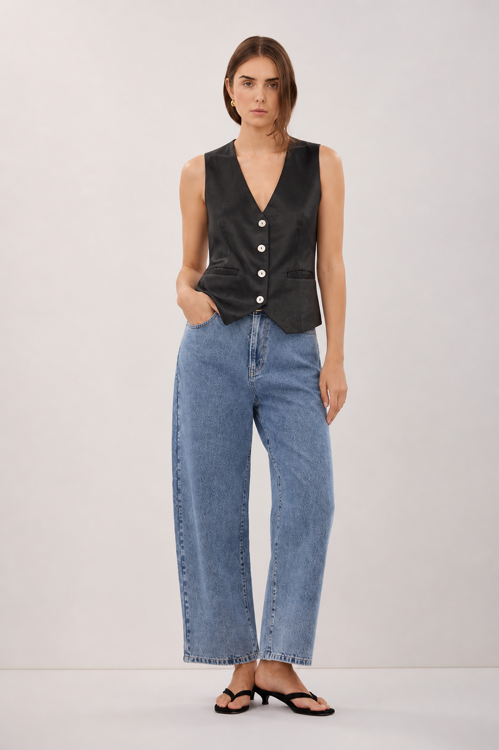 Midnight Black Vest