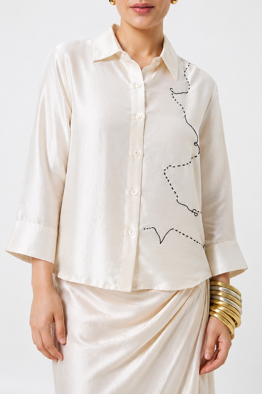 One of a Kind Shirt in Cream