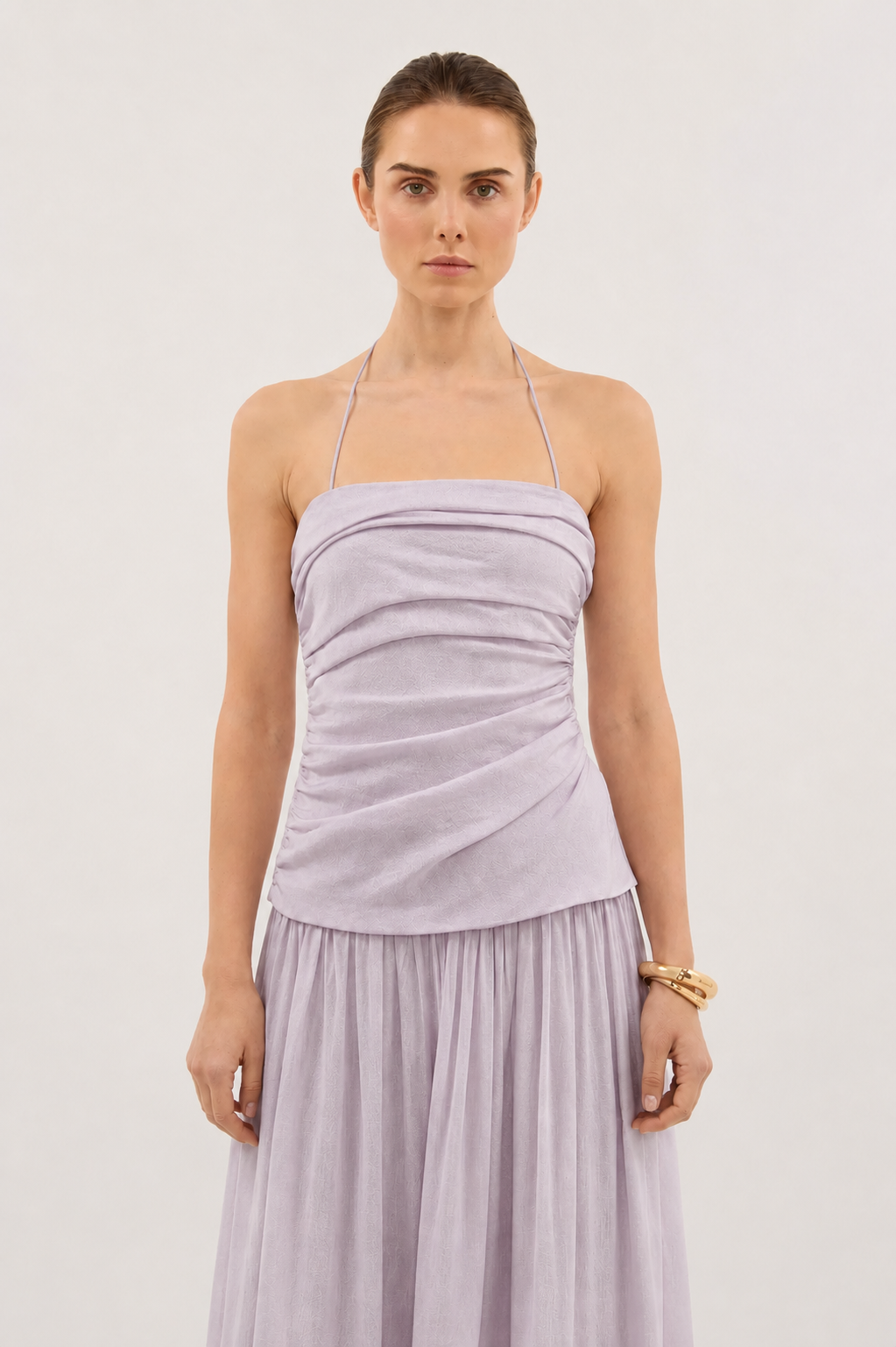 Alaia Linen Dress in Dusty Lilac - Pre order
