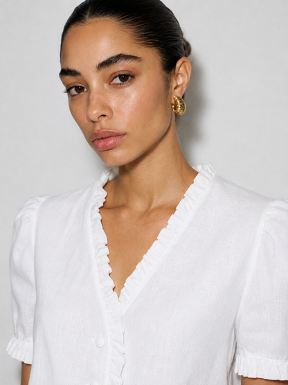 Bloom Linen Top - Pre-order