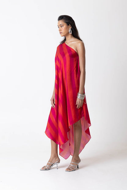 Kasa One Shoulder Dress