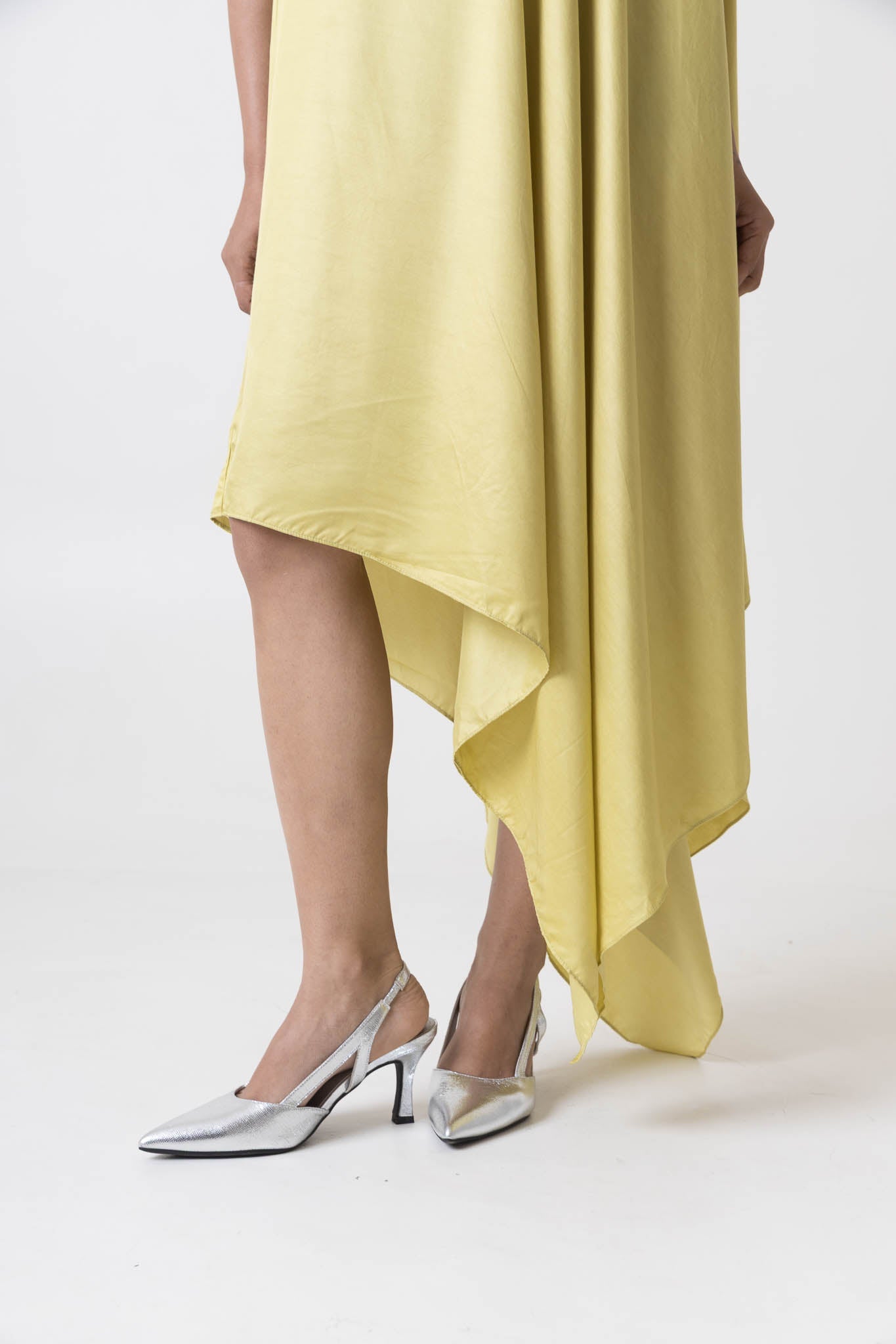 Green Asymmetric Dress