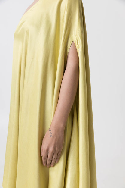 Green Asymmetric Dress
