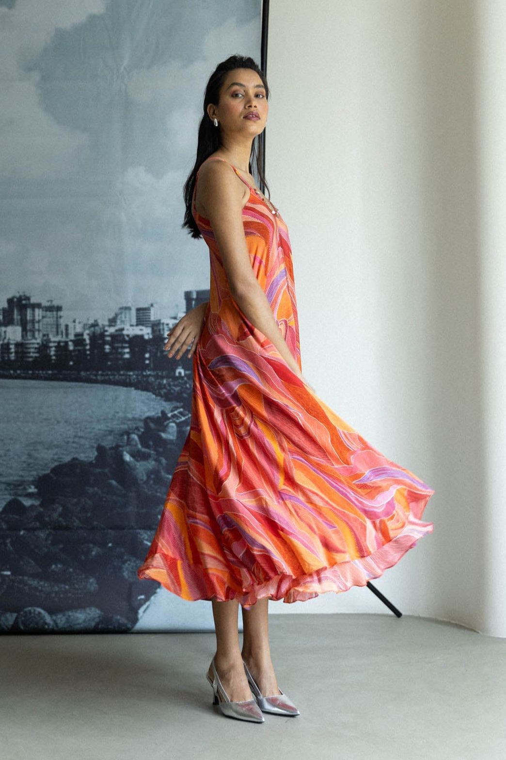Citrus Strappy Dress