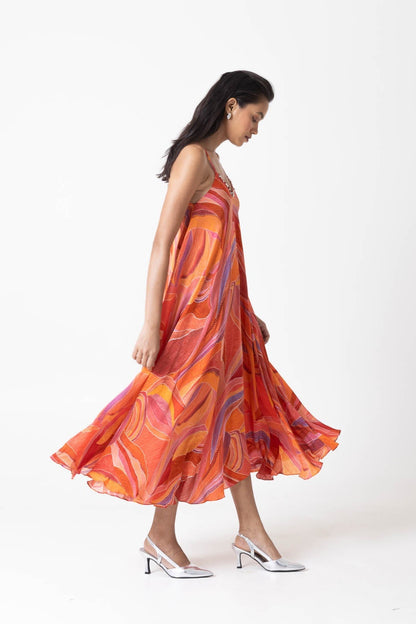 Citrus Strappy Dress