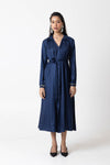 Classic Blue Shirt Dress