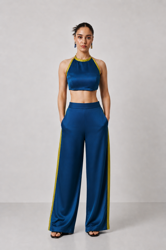 Teal Trousers