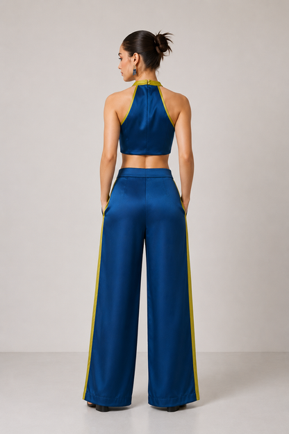 Teal Trousers